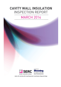 Cavity Wall Insulation Inspection Final Report (March 2014)