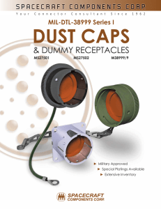 dUMMY rECEPTACLES - Spacecraft Components Corp.