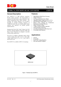 Data Sheet 1.5MHz, 2A, STEP DOWN DC