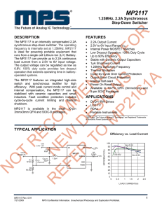 MP2117 - Monolithic Power System
