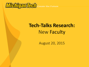 Tech-Talks Research: New Faculty