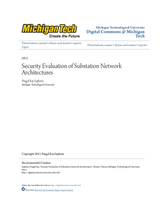 Security Evaluation of Substation Network Architectures