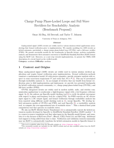 Charge Pump Phase-Locked Loops and Full Wave Rectifiers for