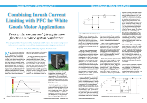 Combining Inrush Current Limiting with PFC for