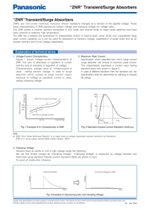 “ZNR” Transient/Surge Absorbers