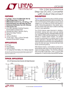 LTC3122 - Linear Technology