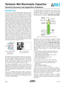 Wet Tantalum Product Guidelines