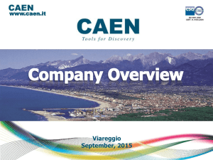(September 2015) CAEN Company Overview (September 2015)