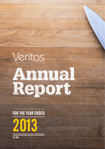 Annual Report - Veritas Investments