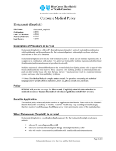 Elotuzumab (Empliciti)