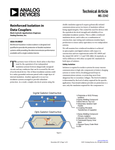 Reinforced Insulation in Data Couplers | Technical Article