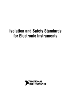 Isolation and Safety Standards for Electronic Instruments