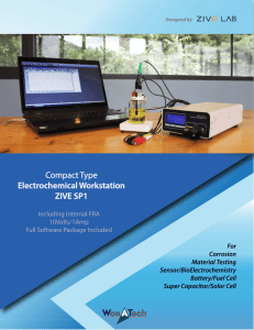 Compact Type Electrochemical Workstation ZIVE SP1