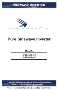 Pure Sinewave Inverter