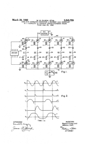 Sine wave generator comprising a resonant load energized by a