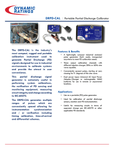 DRPD-CAL | Portable Partial Discharge Calibrator