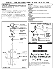 Installation And Safety Instruction HC
