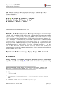 3D-Mössbauer spectroscopic microscope for mc