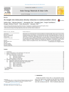 An insight into dislocation density reduction in multicrystalline silicon