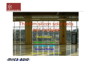 State of the art of amorphous Si thin film solar cells