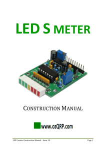 LED S meter