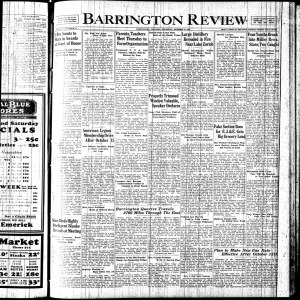 October 8, 1931 - Barrington Area Library