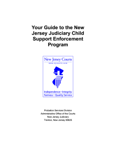 Your Guide to the New Jersey Judiciary Child Support Enforcement