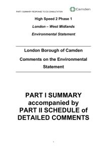 Camden Council: Contact the planning advice and information service