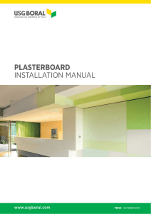 plasterboard installation manual