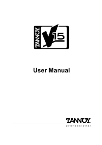 User Manual - Standard Audio