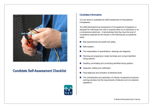 Candidate Self-Assessment Checklist