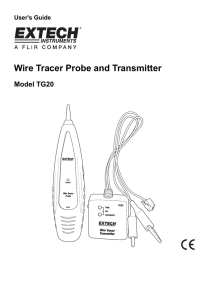 Wire Tracer Probe and Transmitter