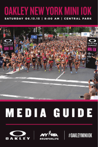 media guide - New York Road Runners