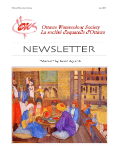 NEWSLETTER - Ottawa Watercolour Society