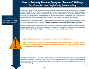 How to Properly Remove Spray-on “Popcorn”
