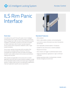 ILS Rim Panic Interface