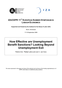 How Effective are Unemployment Benefit Sanctions? Looking