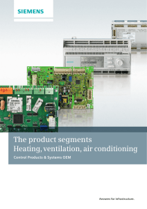 The product segments Heating, ventilation, air conditioning