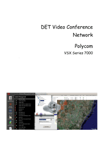DET Video Conference Network Polycom