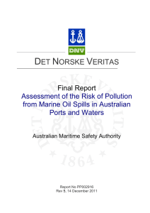 DET NORSKE VERITAS - Australian Maritime Safety Authority