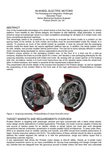 In-Wheel Electric Motors