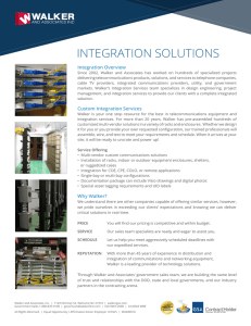 integration solutions - Walker and Associates