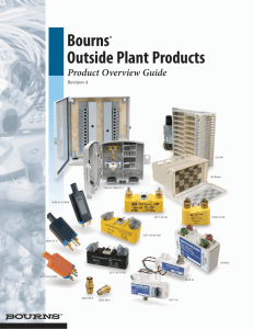 Bourns® Outside Plant Products