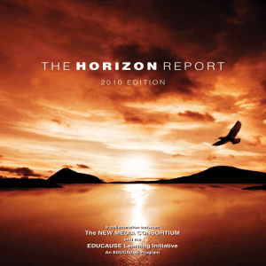 2010 Horizon Report - The New Media Consortium