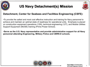 US Navy Detachment(s) Mission