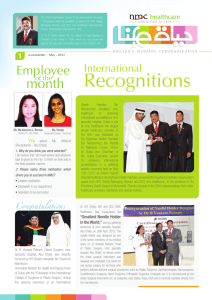 Recognitions - NMC Healthcare