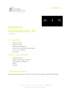 Spectrum Demonstration Kit