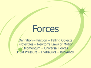 Definition – Friction – Falling Objects Projectiles – Newton`s Laws of