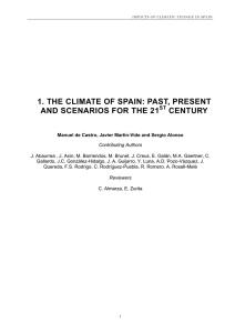 1. the climate of spain