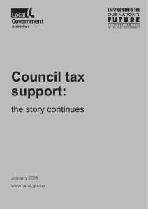 Council tax support - Local Government Association